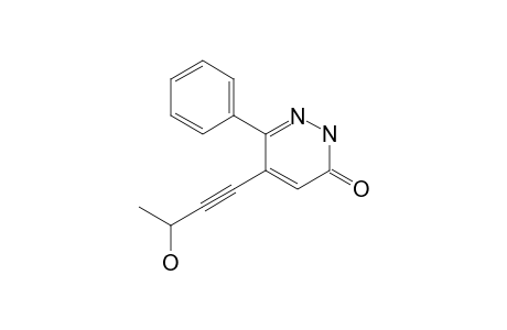 5-(3-Hydroxybut-1-yn-1-yl)-6-phenylpyridazin-3(2H)-one