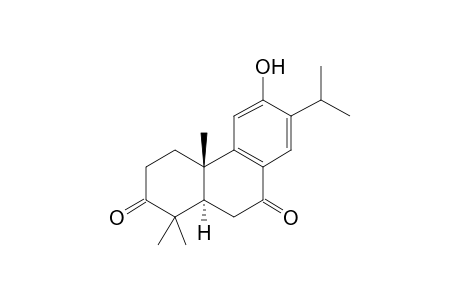 MANDARONE-A;(5R,10S)-12-HYDROXY-8,11,13-ABIETATRIENE-3,7-DIONE