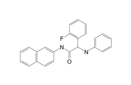 2-(2-Fluorophenyl)-N-(naphthalen-2-yl)-2-(phenylamino)acetamide