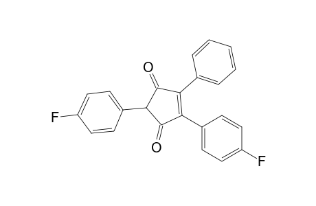 4-Cyclopentene-1,3-dione, 2,4-bis(4-fluorophenyl)-5-phenyl-