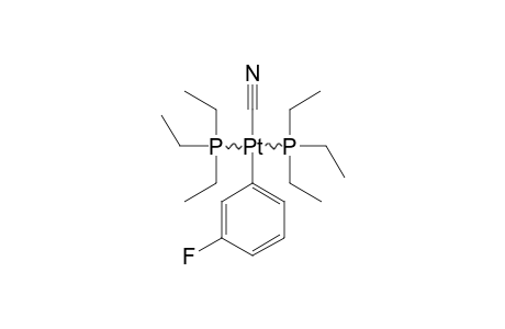 TRANS-CYANO-3-FLUOROPHENYL-BIS-(TRIETHYLPHOSPHINE)-PLATINUM-(II)