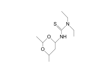 Rel-2S,4R,6S-4-(N',N'-diethyl-thioureido)-2,6-dimethyl-1,3-dioxane