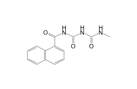 Allophanamide, N-methyl-4-(1-naphthoyl)-