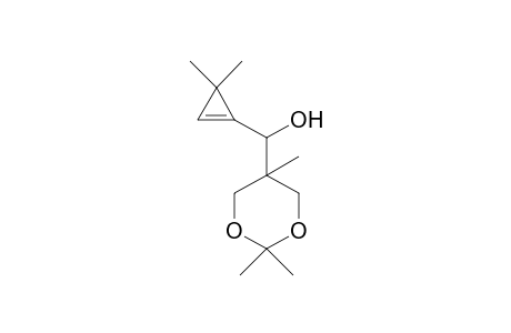 (3,3-Dimethylcycloprop-1-en-1-yl)(2,2,5-trimethyl-1,3-dioxan-5-yl)methanol