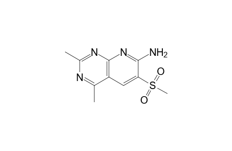 Pyrido[2,3-d]pyrimidin-7-amine, 2,4-dimethyl-6-(methylsulfonyl)-