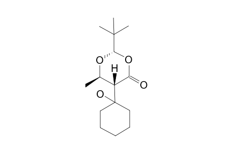 (1S,2S,3R)-2-(t-Butyl)-5-(1'-hydroxycyclohexyl)-6-methyl-1,3-dioxan-4-one