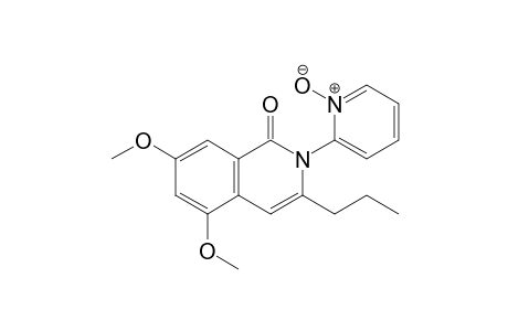 2-[5,7-Methoxy-1-oxo-3-n-propylisoquinolin-2(1H)-yl]-pyridine-2-oxide