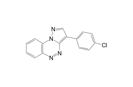 3-(p-chlorophenyl)pyrazolo[5,1-c][1,2,4]benzotriazine