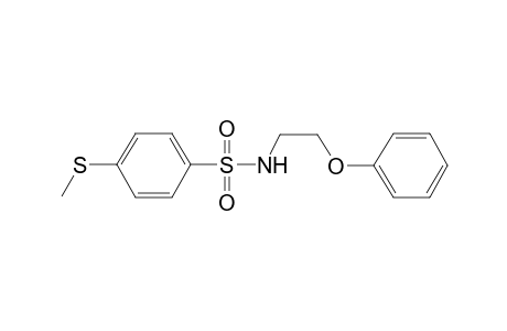 Benzenesulfonamide, 4-methylthio-N-(2-phenoxyethyl)-