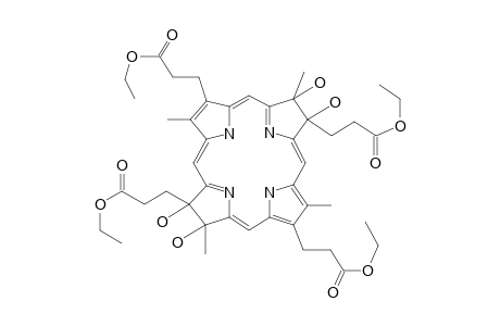 Tetraethyl 7,8,17,18-tetrahydroxy-2,7,12,17-tetramethyl-21H,23H-porphine-3,8,13,18-tetrapropionate