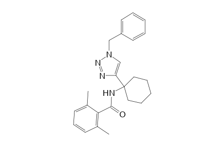 N-[1-(1-Benzyl-1H-1,2,3-triazol-4-yl)cyclohexyl]-2,6-dimethylbenzamide