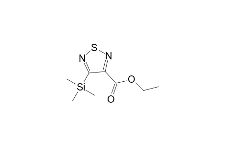 1,2,5-Thiadiazole-3-carboxylic acid, 4-(trimethylsilyl)-, ethyl ester