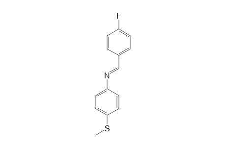 N-(p-fluorobenzylidene)-p-(methylthio)aniline