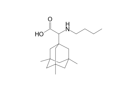 alpha-(butylamino)-3,5,7-trimethyl-1-adamantaneacetic acid