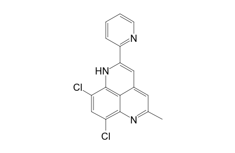 7,9-Dichloro-5-methyl-2-(2-pyridyl)-1,6-diazaphenalene