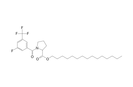 L-Proline, N-(3-fluoro-5-trifluoromethylbenzoyl)-, pentadecyl ester