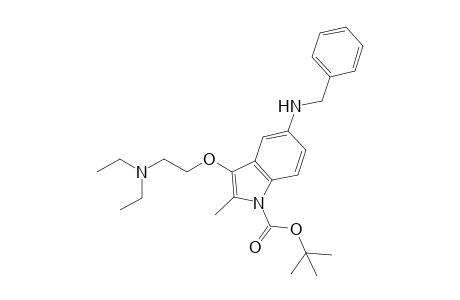 tert-Butyl 5-Benzylamino-3-[2-(diethylamino)ethoxy]-2-methyl-1H-indol-1-carboxylate