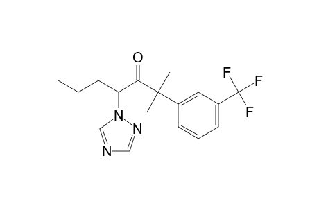 3-Heptanone, 2-methyl-4-(1H-1,2,4-triazol-1-yl)-2-[3-(trifluoromethyl)phenyl]-