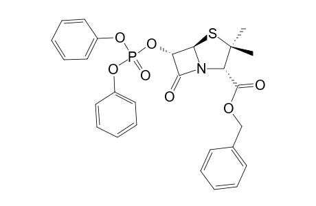 BENZYL-6-ALPHA-(DIPHENYL-PHOSPHATE)-OXYPENICILLANATE