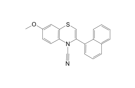 7-Methoxy-3-(naphthalen-1-yl)-4H-benzo[b][1,4]thiazine-4-carbonitrile