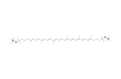 .psi.,.psi.-Carotene, 1,1',2,2'-tetrahydro-1,1'-bis[(trimethylsilyl)oxy]-