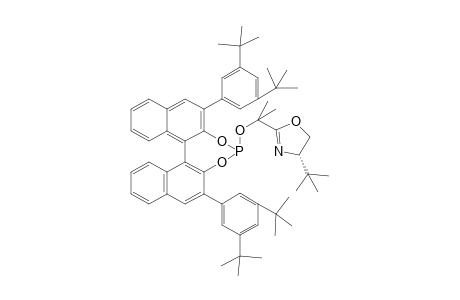 (-)-{1-[(4'S)-(4'-tert-butyloxazolin-2'-yl)]-1-methylethyl}-{(R)-[3,3'-bis(3,5-di-tert-butylphenyl)]binaphthyl-2,2'-diyl}phosphite