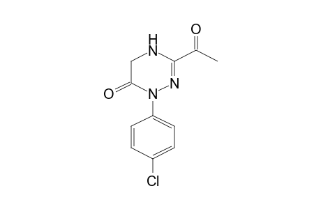 3-Acetyl-1-(4-chlorophenyl)-4,5-dihydro-1H-[1,2,4]triazin-6-one