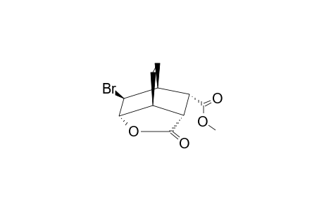 Methyl-(2sr, 10RS)-2-brom-4-oxa-5-oxotricyclo-[4.3.1.0(3,7)]-decan-10-carboxylate