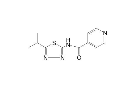 N-(5-isopropyl-1,3,4-thiadiazol-2-yl)isonicotinamide