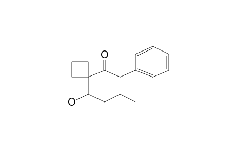 1-Ethanone, 2-phenyl-1-[1-(1-hydroxybutyl)cyclobutyl]