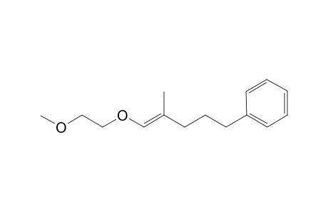 (E) and (Z)-1-(2-Methoxyethoxy)-2-methyl-5-phenyl-1-pentene