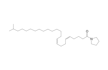 23-Methyl-tetracos-5,9-dienoic acid, pyrrolidide