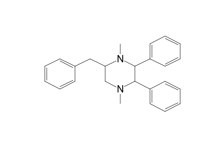 5-Benzyl-1,4-dimethyl-2,3-diphenylpiperazine