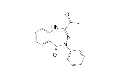 2-ACETYL-4-PHENYL-1,4-DIHYDRO-1H-1,3,4-BENZOTRIAZEPIN-5-ONE