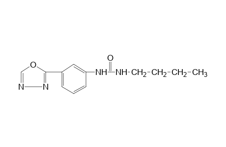 1-butyl-3-[m-(1,3,4-oxadiazol-2-yl)phenyl]urea