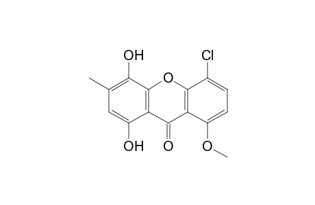 5-Chloro-1,4-dihydroxy-8-methoxy-3-methyl-9H-xanthen-9-one