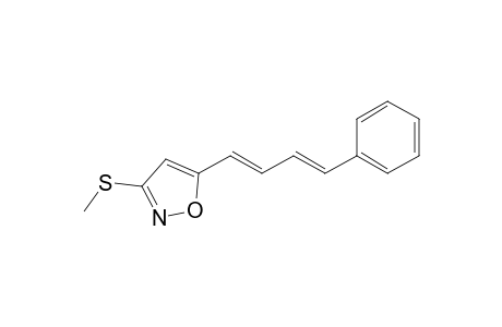 3-METHYLTHIO-5-(4-PHENYL-1,3-BUTADIENYL)-ISOXAZOLE