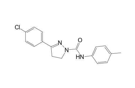 3-(p-chlorophenyl)-2-pyrazoline-1-carboxy-p-toluidide