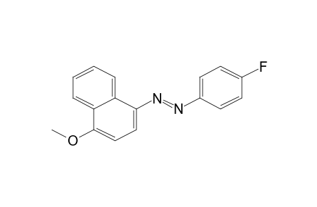 (4-Fluoro-phenyl)-(4-methoxy-naphthalen-1-yl)-diazene