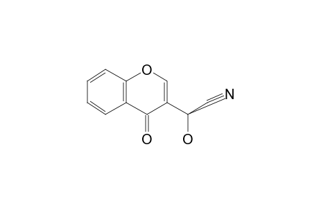 2-Hydroxy-2-(4-oxochromen-3-yl)acetonitrile