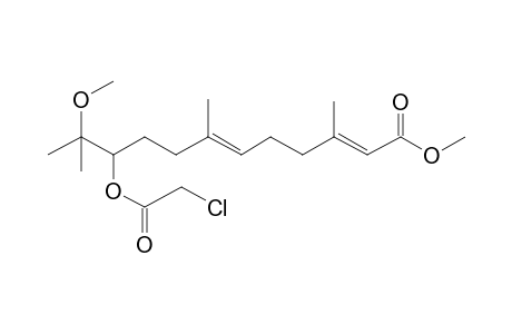 Methyl 10-(chloroacetoxy)-11-methoxy-3,7,11-trimethyl-2,6-dodecadienoate