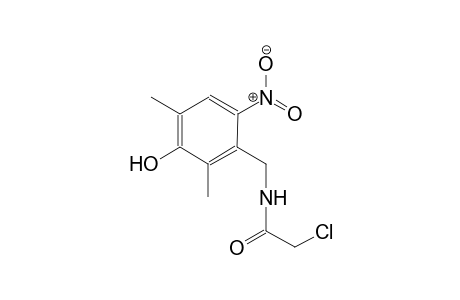 acetamide, 2-chloro-N-[(3-hydroxy-2,4-dimethyl-6-nitrophenyl)methyl]-