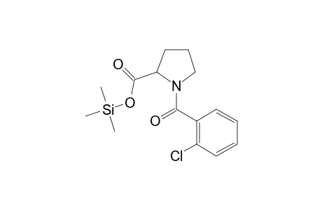 1-(2-Chlorobenzoyl)proline, tms derivative