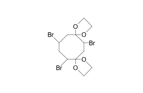 2,5,8-Tribromo-cyclooctane-1,4-dione bis(ethylene acetal)