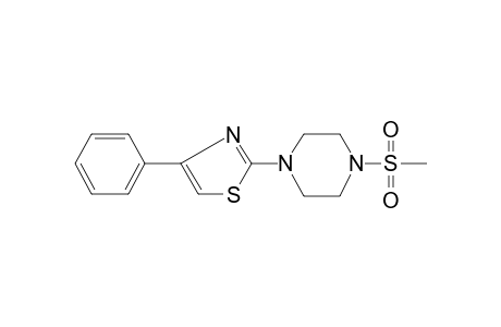 Piperazine, 1-methylsulfonyl-4-(4-phenyl-2-thiazolyl)-