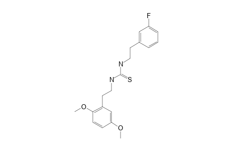 N-[2-(3-FLUOROPHENETHYL)]-N'-[2-(2,5-DIMETHOXYPHENETHYL)]-THIOUREA