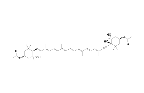 (3S,5R,6S,3'S,5'R,6'R)-6,7-didehydro-5,6,5',6'-tetrahydro-.beta.,.beta.-carotene-3,5,6,3',5'-pentol,3,3'-diacetate