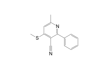 6-methyl-4-(methylthio)-2-phenyl-3-pyridinecarbonitrile