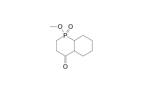 METHYL-1,4-DIOXO-2,3,4A,5,6,7,8,8A-OCTAHYDRO-1-LAMBDA-(5)-PHOSPHINOLINE;ISOMER-#1