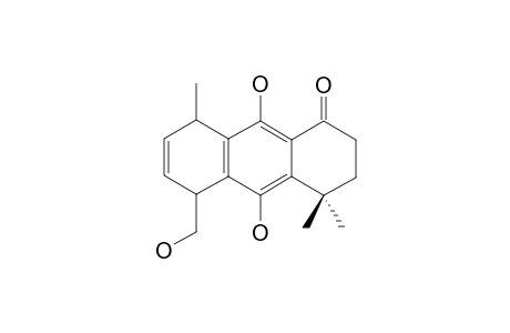 9,10-DIHYDROXY-5-(HYDROXYMETHYL)-4,4,8-TRIMETHYL-3,4,5,8-TETRAHYDRO-1(2H)-TETRAHYDRO-ANTHRACENONE